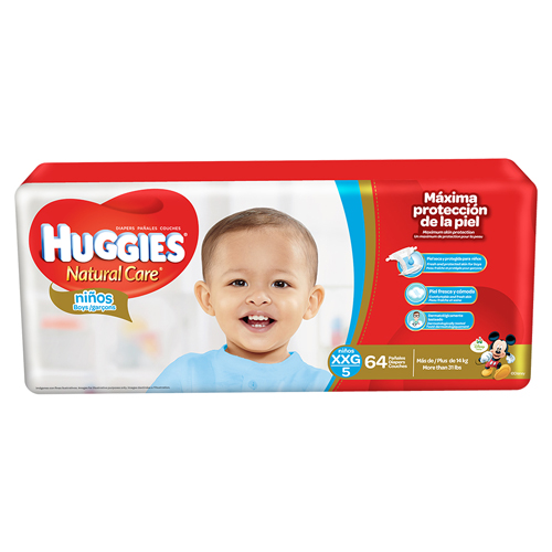 Huggies NaturalCare Children XXG/5 x64 - MercaSID